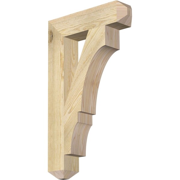 Ekena Millwork Balboa Craftsman Rough Sawn Bracket, Douglas Fir, 4"W x 18"D x 30"H BKT04X18X30BOA04RDF - main